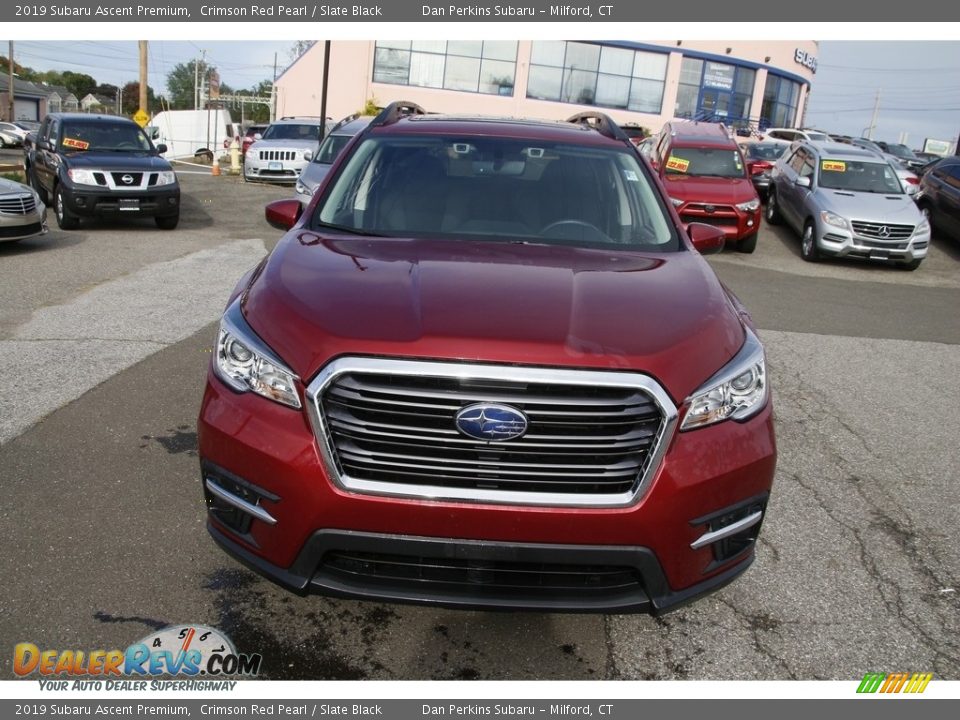 2019 Subaru Ascent Premium Crimson Red Pearl / Slate Black Photo #2