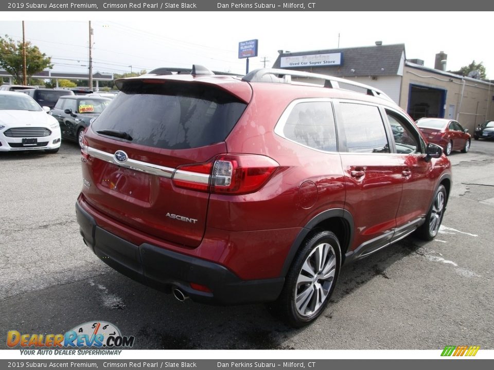 2019 Subaru Ascent Premium Crimson Red Pearl / Slate Black Photo #5