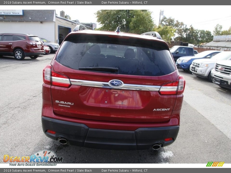 2019 Subaru Ascent Premium Crimson Red Pearl / Slate Black Photo #6