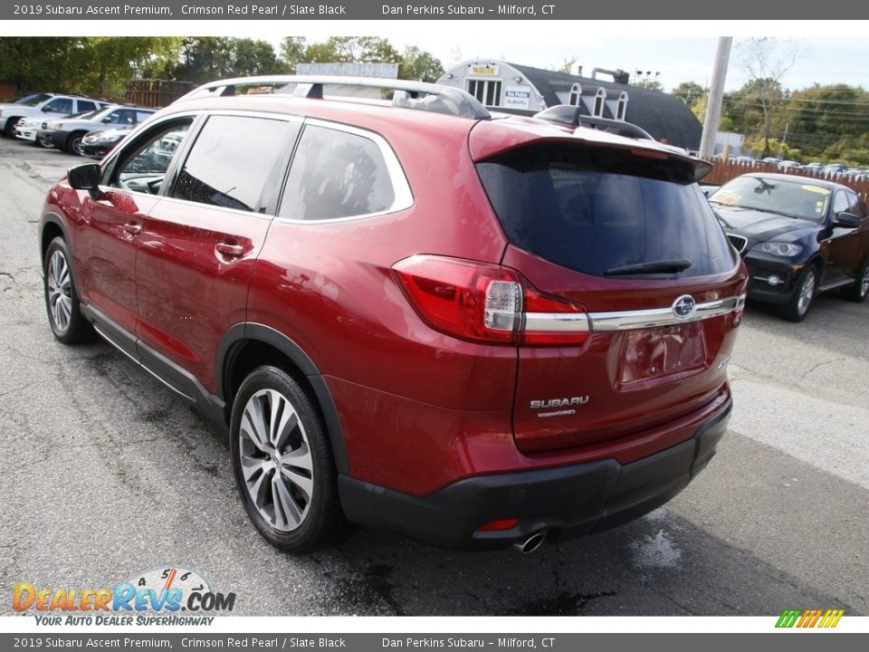 2019 Subaru Ascent Premium Crimson Red Pearl / Slate Black Photo #7