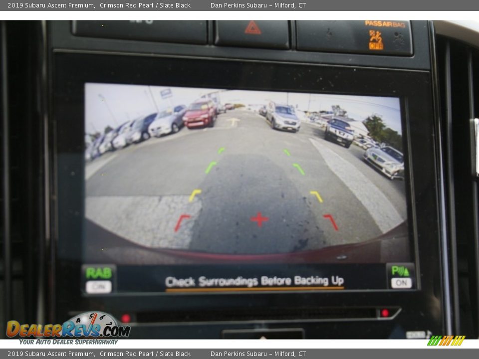 2019 Subaru Ascent Premium Crimson Red Pearl / Slate Black Photo #21