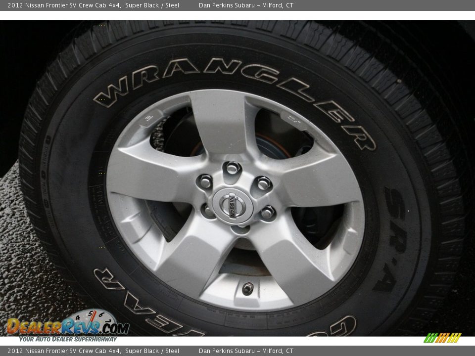2012 Nissan Frontier SV Crew Cab 4x4 Super Black / Steel Photo #21