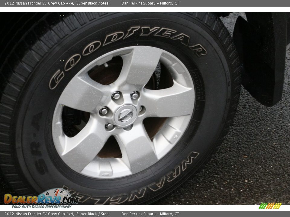 2012 Nissan Frontier SV Crew Cab 4x4 Super Black / Steel Photo #22
