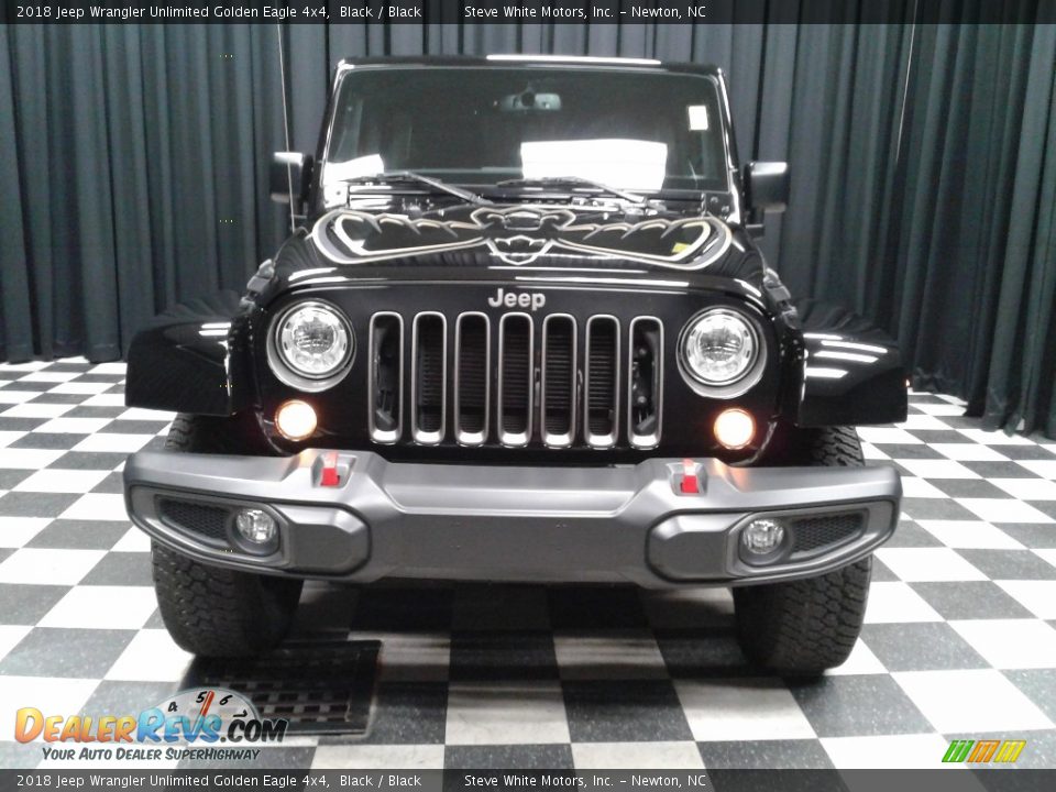 2018 Jeep Wrangler Unlimited Golden Eagle 4x4 Black / Black Photo #3