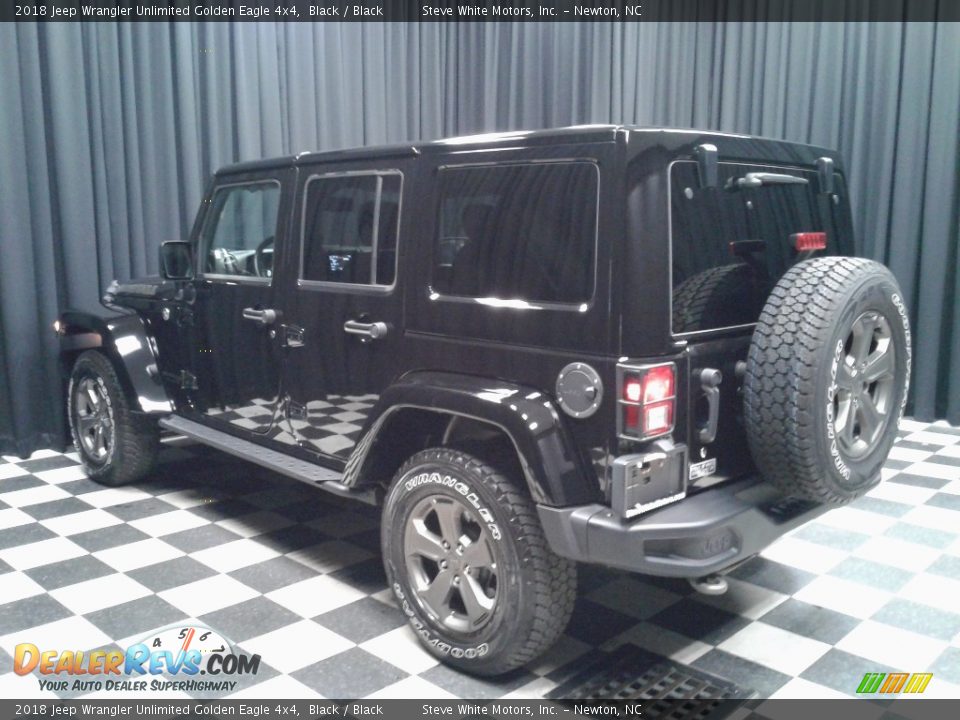 2018 Jeep Wrangler Unlimited Golden Eagle 4x4 Black / Black Photo #8