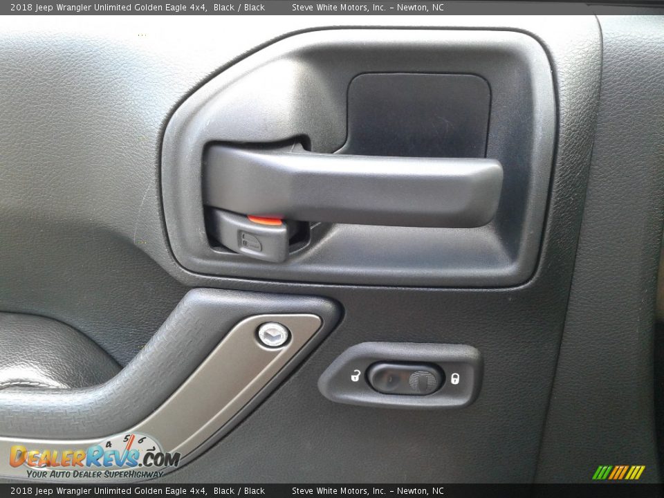 2018 Jeep Wrangler Unlimited Golden Eagle 4x4 Black / Black Photo #9