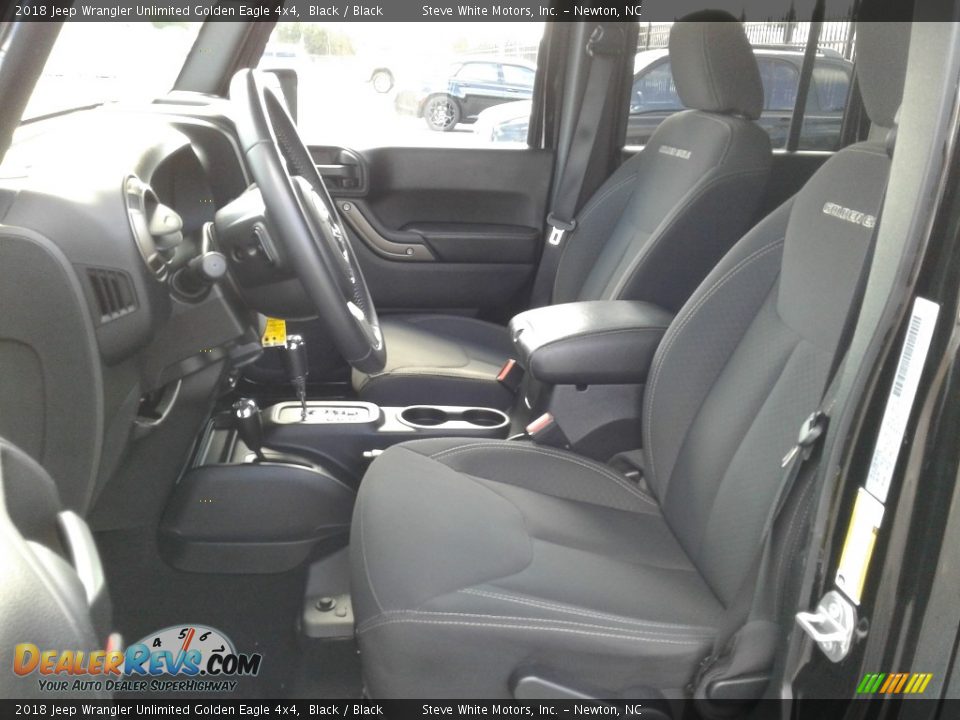 2018 Jeep Wrangler Unlimited Golden Eagle 4x4 Black / Black Photo #10