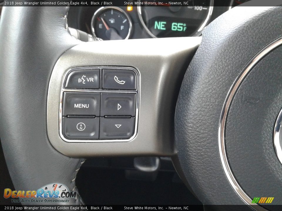 2018 Jeep Wrangler Unlimited Golden Eagle 4x4 Black / Black Photo #16