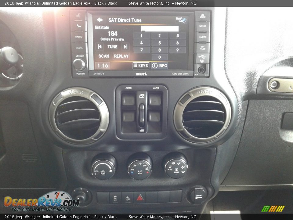 2018 Jeep Wrangler Unlimited Golden Eagle 4x4 Black / Black Photo #19