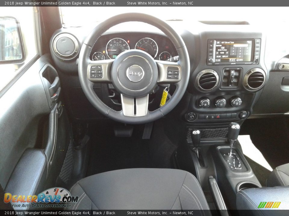 2018 Jeep Wrangler Unlimited Golden Eagle 4x4 Black / Black Photo #24