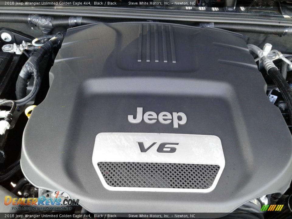 2018 Jeep Wrangler Unlimited Golden Eagle 4x4 Black / Black Photo #27
