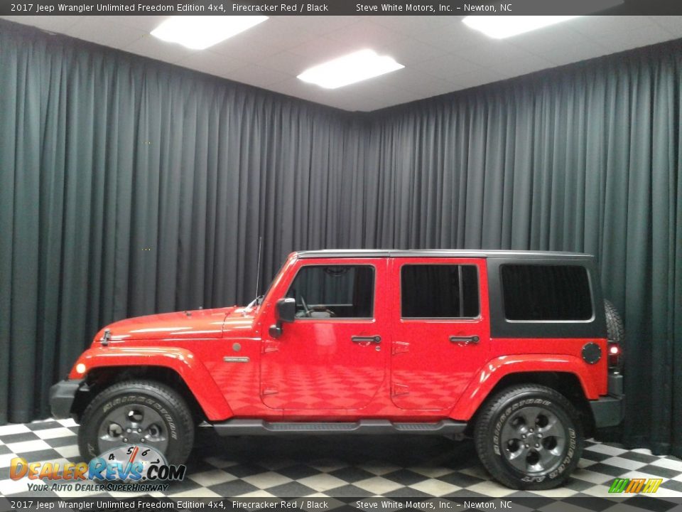 2017 Jeep Wrangler Unlimited Freedom Edition 4x4 Firecracker Red / Black Photo #1