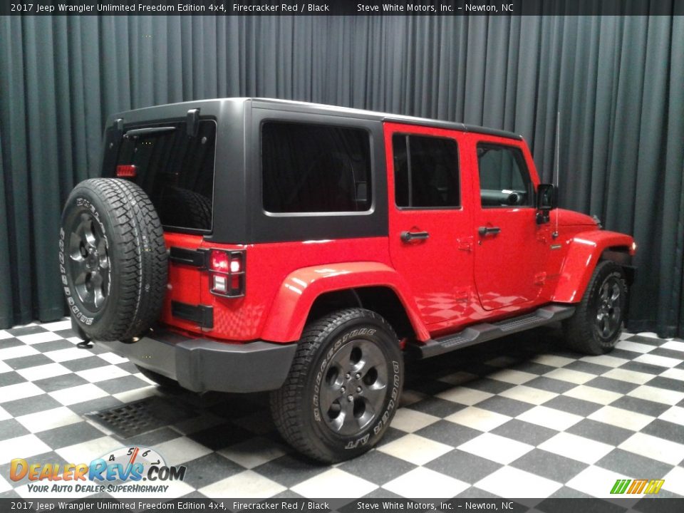 2017 Jeep Wrangler Unlimited Freedom Edition 4x4 Firecracker Red / Black Photo #6