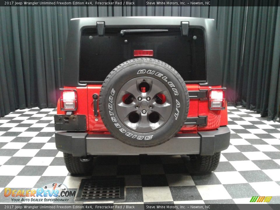 2017 Jeep Wrangler Unlimited Freedom Edition 4x4 Firecracker Red / Black Photo #7