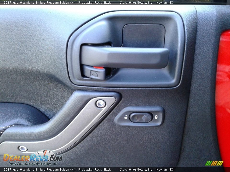 2017 Jeep Wrangler Unlimited Freedom Edition 4x4 Firecracker Red / Black Photo #9