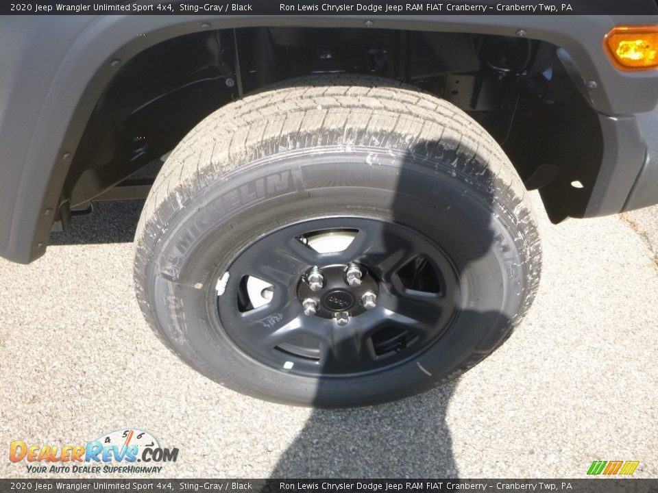 2020 Jeep Wrangler Unlimited Sport 4x4 Sting-Gray / Black Photo #9