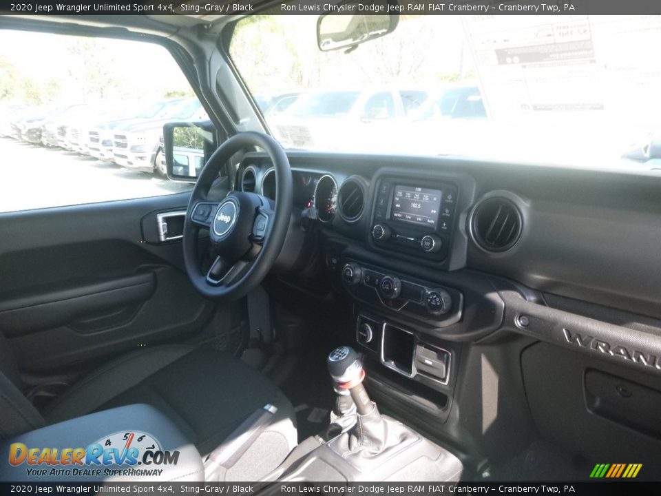 2020 Jeep Wrangler Unlimited Sport 4x4 Sting-Gray / Black Photo #11
