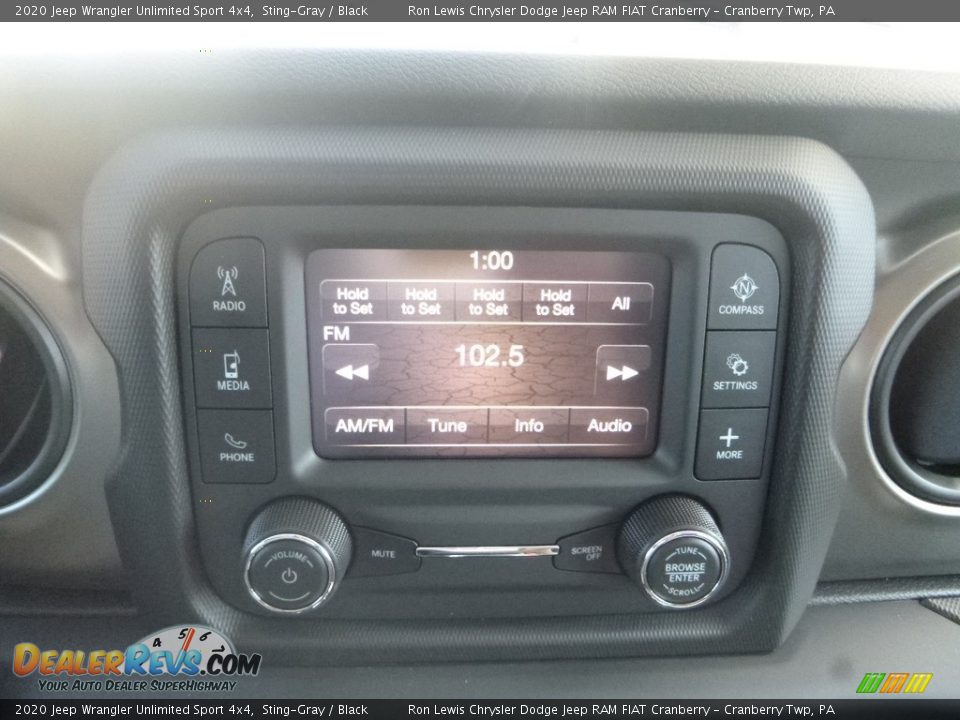 2020 Jeep Wrangler Unlimited Sport 4x4 Sting-Gray / Black Photo #17
