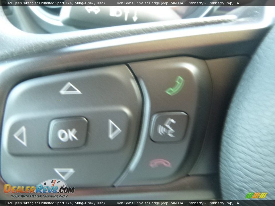 2020 Jeep Wrangler Unlimited Sport 4x4 Sting-Gray / Black Photo #20