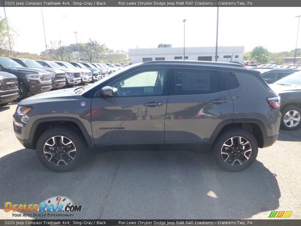 2020 Jeep Compass Trailhawk 4x4 Sting-Gray / Black Photo #2