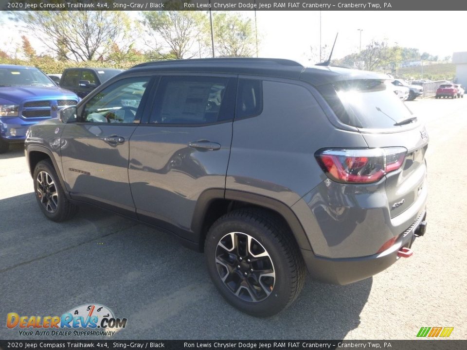 2020 Jeep Compass Trailhawk 4x4 Sting-Gray / Black Photo #3