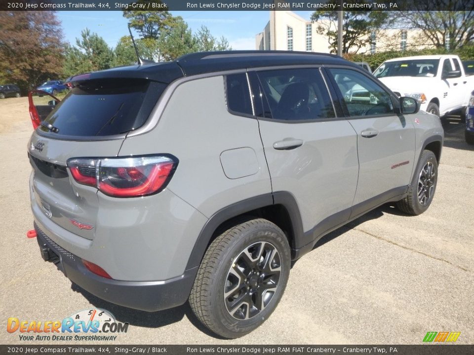 2020 Jeep Compass Trailhawk 4x4 Sting-Gray / Black Photo #5