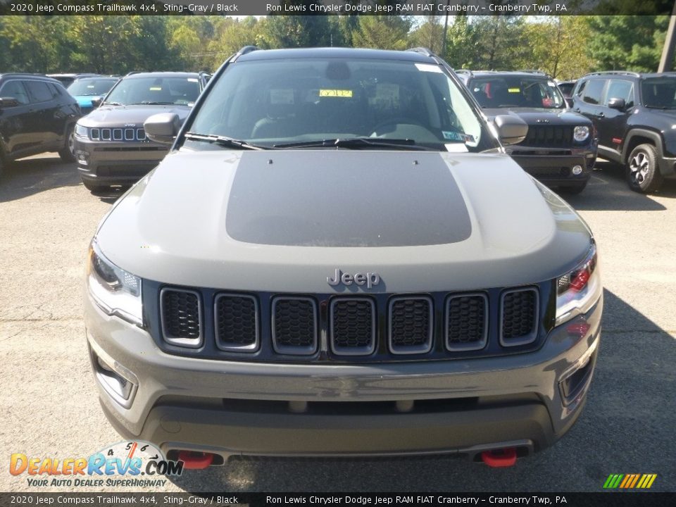2020 Jeep Compass Trailhawk 4x4 Sting-Gray / Black Photo #8