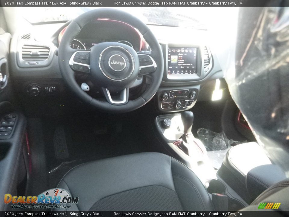 2020 Jeep Compass Trailhawk 4x4 Sting-Gray / Black Photo #13