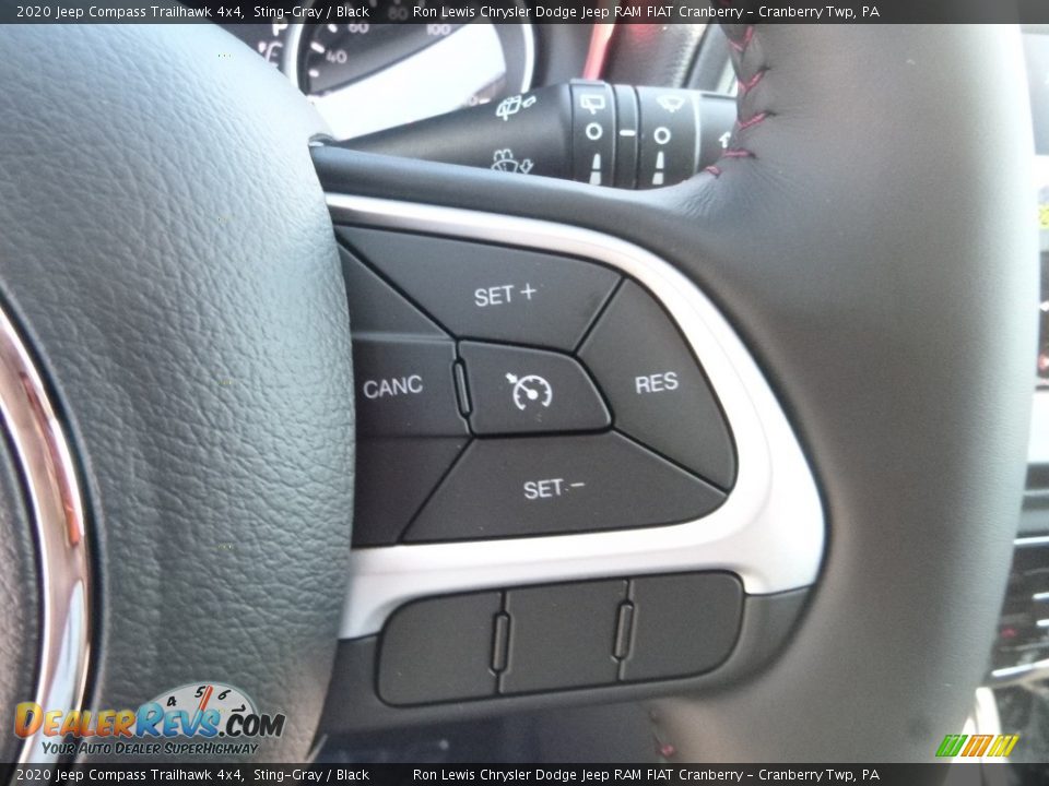 2020 Jeep Compass Trailhawk 4x4 Sting-Gray / Black Photo #18