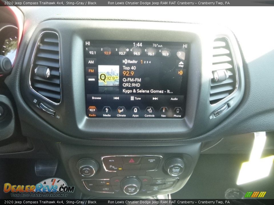 2020 Jeep Compass Trailhawk 4x4 Sting-Gray / Black Photo #19