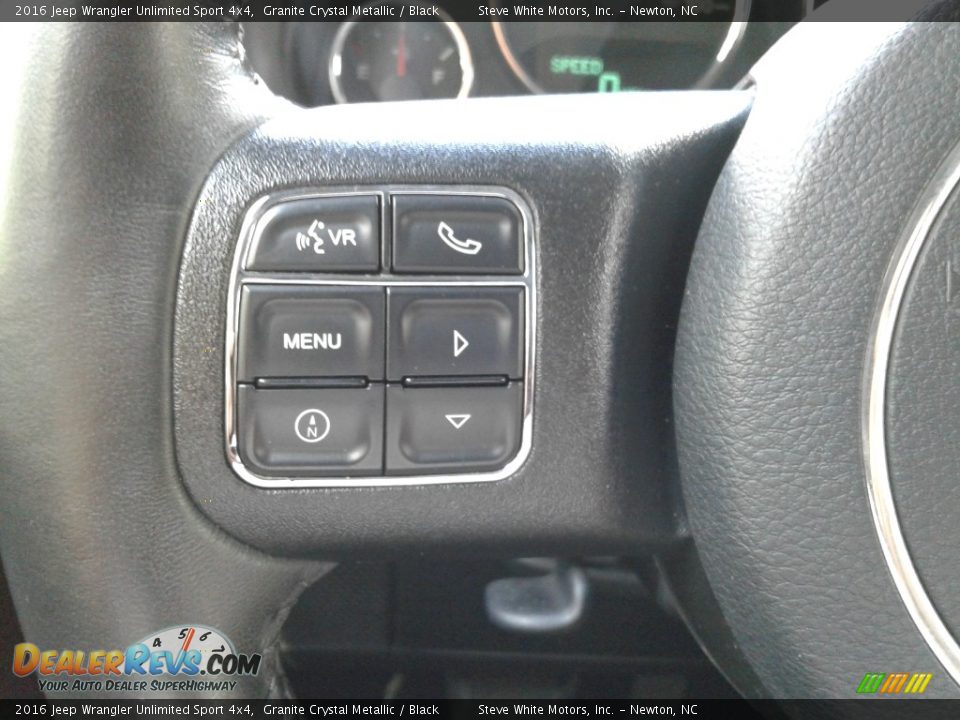 2016 Jeep Wrangler Unlimited Sport 4x4 Granite Crystal Metallic / Black Photo #16