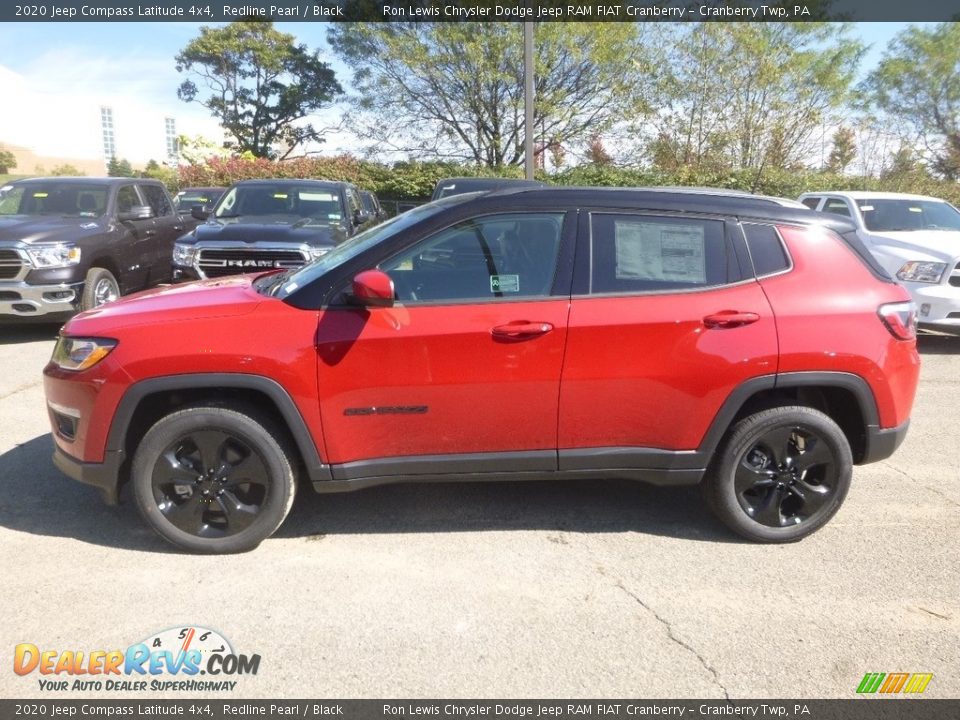 2020 Jeep Compass Latitude 4x4 Redline Pearl / Black Photo #2