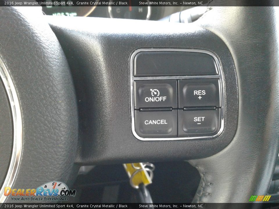 2016 Jeep Wrangler Unlimited Sport 4x4 Granite Crystal Metallic / Black Photo #17