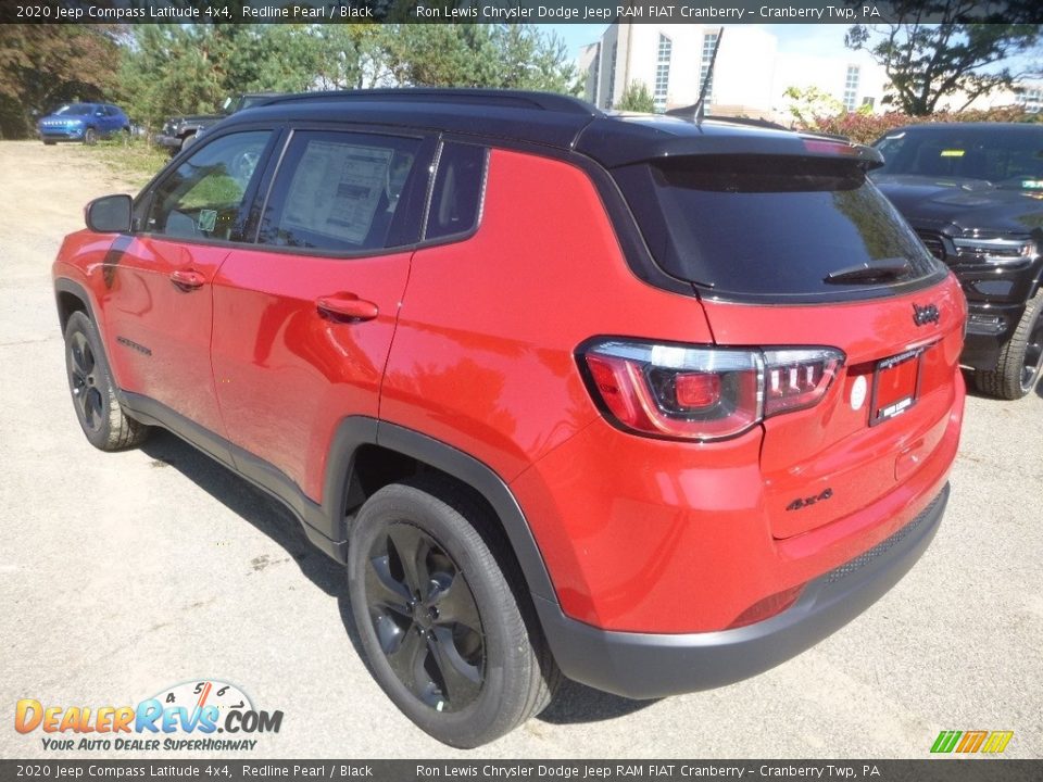 2020 Jeep Compass Latitude 4x4 Redline Pearl / Black Photo #3
