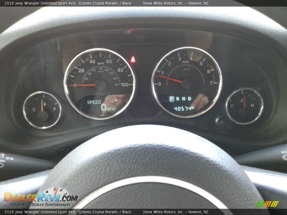 2016 Jeep Wrangler Unlimited Sport 4x4 Granite Crystal Metallic / Black Photo #18