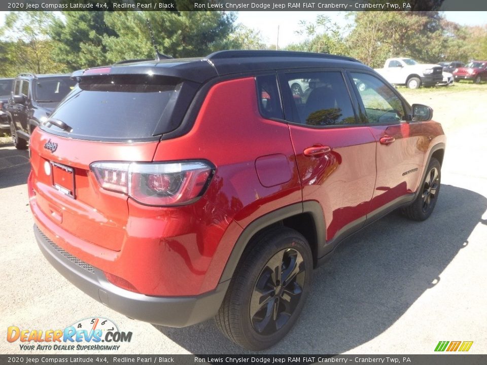2020 Jeep Compass Latitude 4x4 Redline Pearl / Black Photo #5
