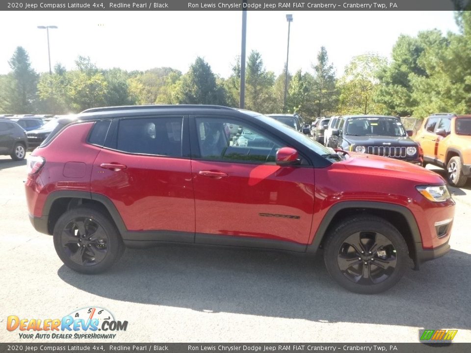 2020 Jeep Compass Latitude 4x4 Redline Pearl / Black Photo #6