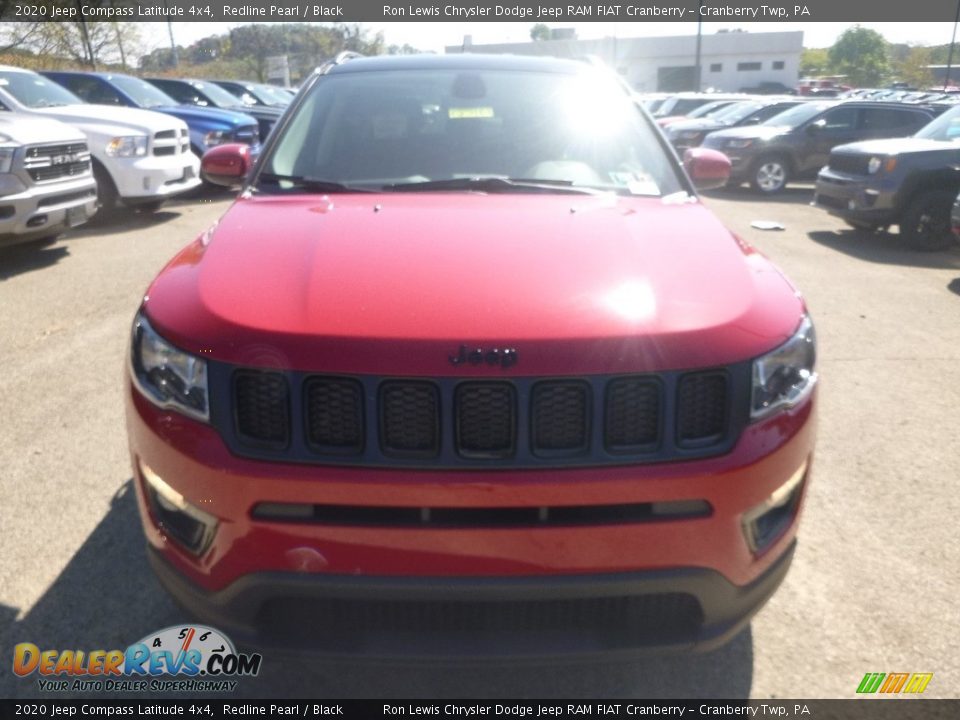 2020 Jeep Compass Latitude 4x4 Redline Pearl / Black Photo #8
