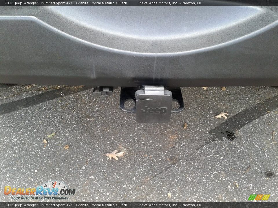 2016 Jeep Wrangler Unlimited Sport 4x4 Granite Crystal Metallic / Black Photo #25