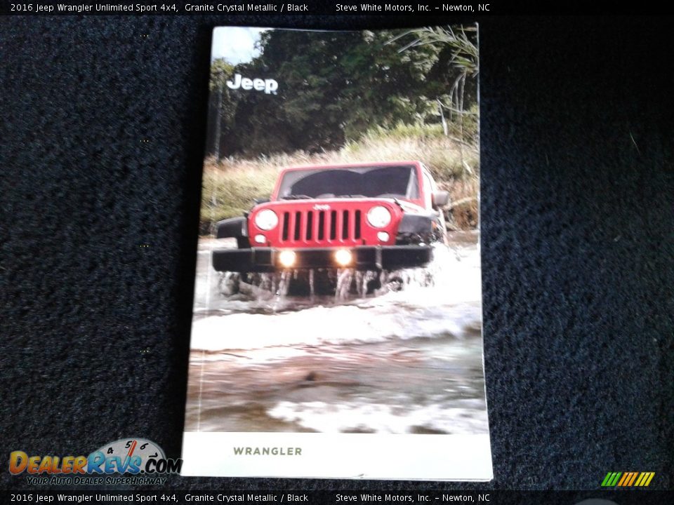 2016 Jeep Wrangler Unlimited Sport 4x4 Granite Crystal Metallic / Black Photo #30