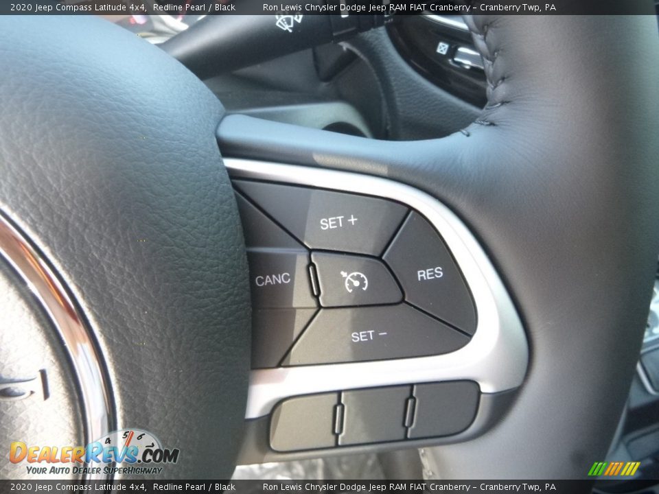 2020 Jeep Compass Latitude 4x4 Redline Pearl / Black Photo #17
