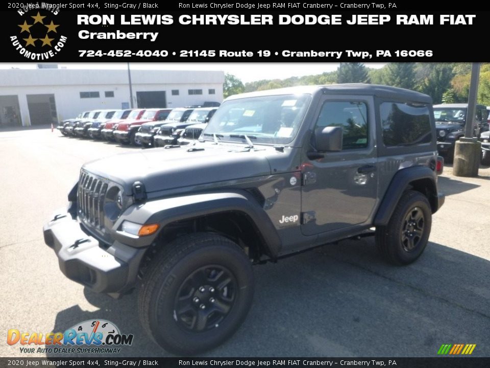 2020 Jeep Wrangler Sport 4x4 Sting-Gray / Black Photo #1