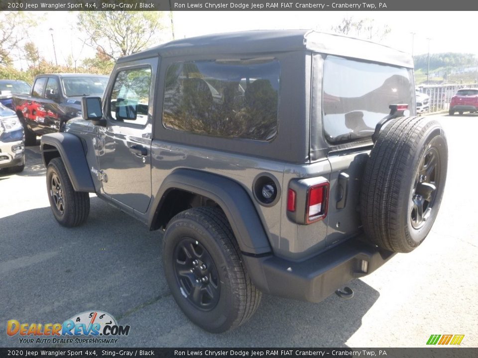 2020 Jeep Wrangler Sport 4x4 Sting-Gray / Black Photo #3