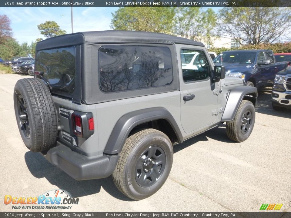 2020 Jeep Wrangler Sport 4x4 Sting-Gray / Black Photo #5