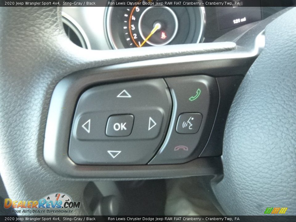2020 Jeep Wrangler Sport 4x4 Sting-Gray / Black Photo #18