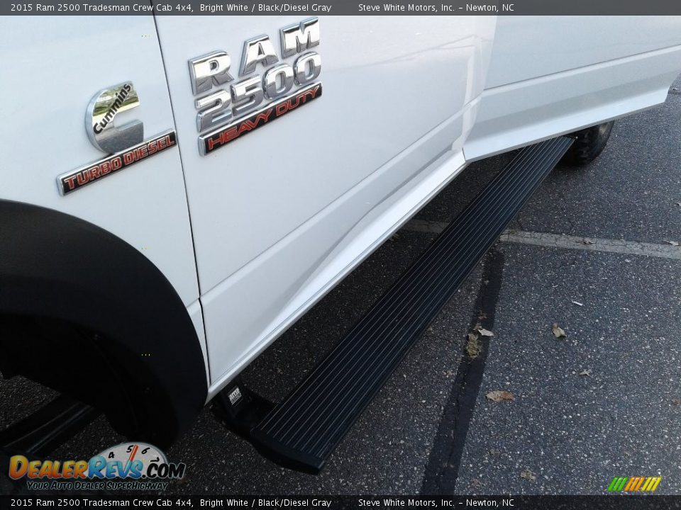 2015 Ram 2500 Tradesman Crew Cab 4x4 Bright White / Black/Diesel Gray Photo #30