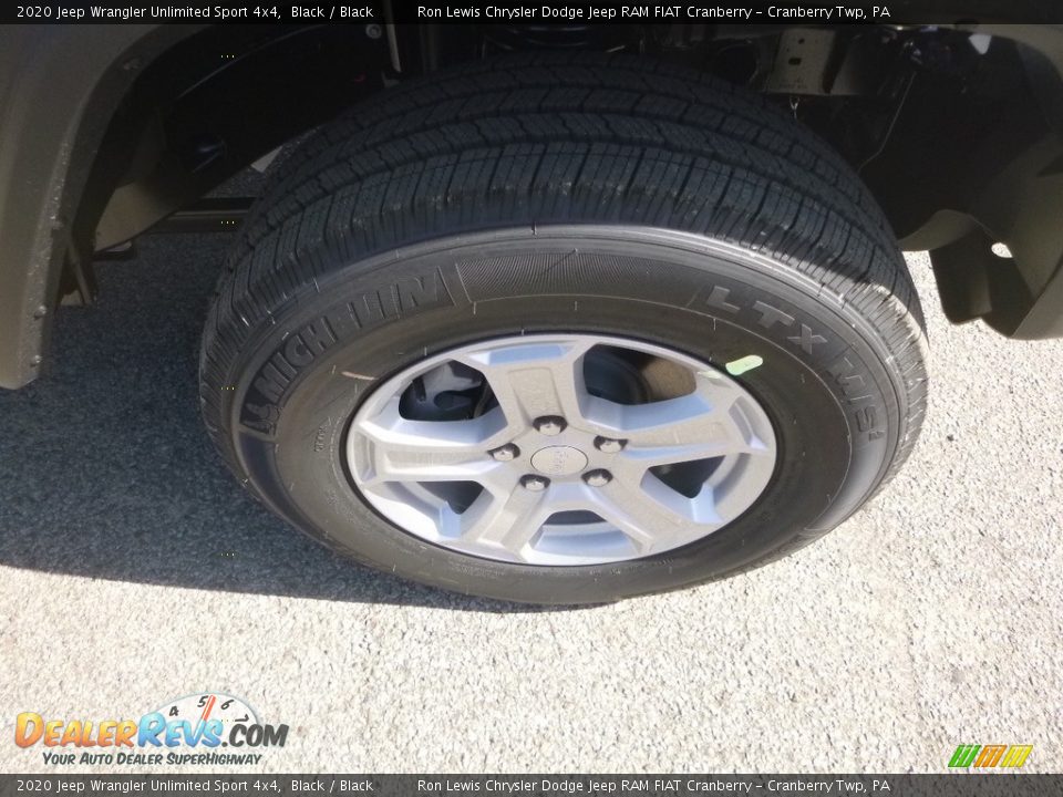 2020 Jeep Wrangler Unlimited Sport 4x4 Black / Black Photo #9