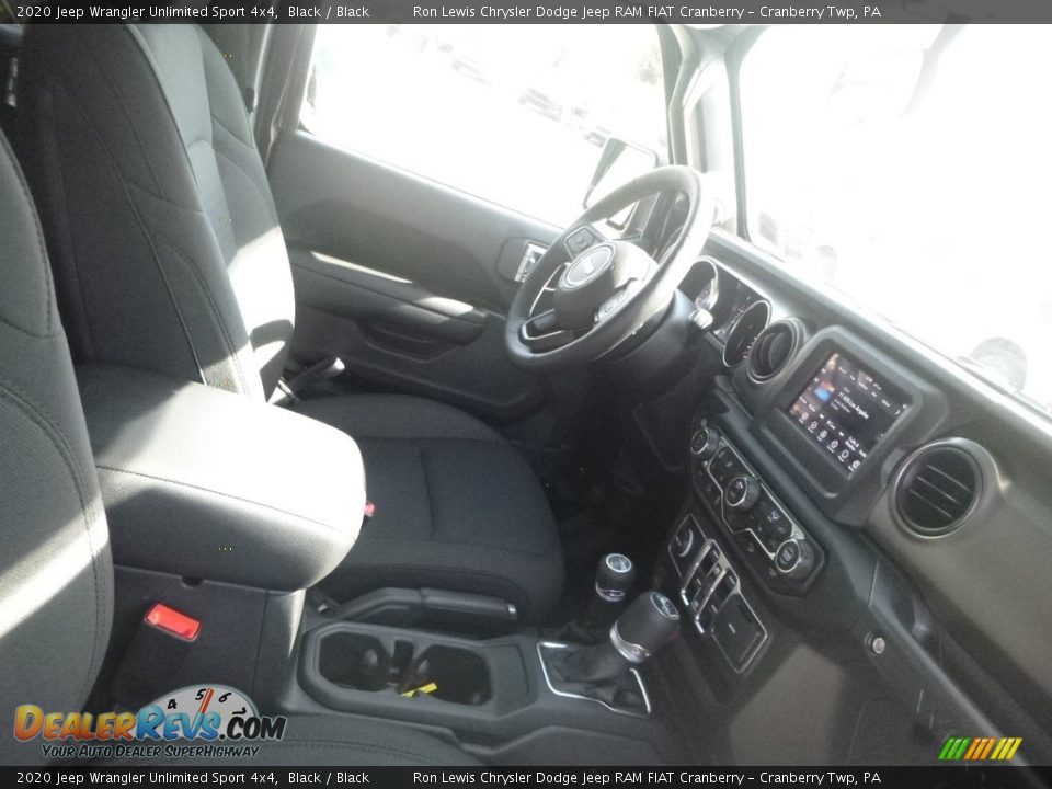 2020 Jeep Wrangler Unlimited Sport 4x4 Black / Black Photo #10