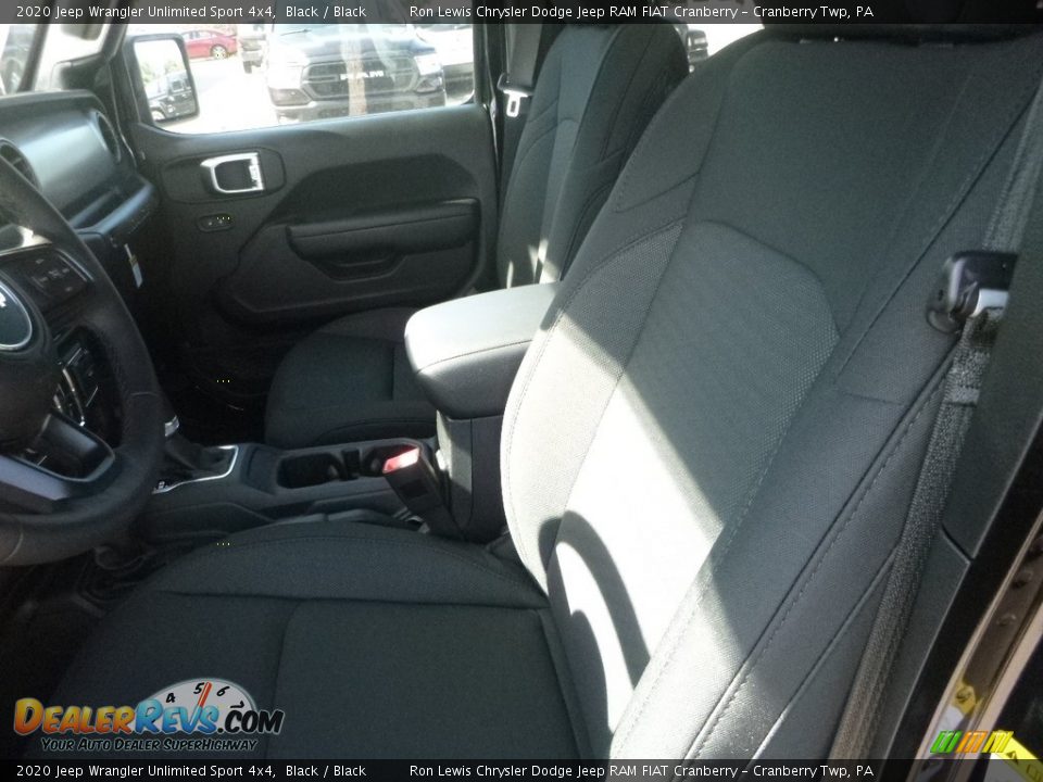 2020 Jeep Wrangler Unlimited Sport 4x4 Black / Black Photo #13