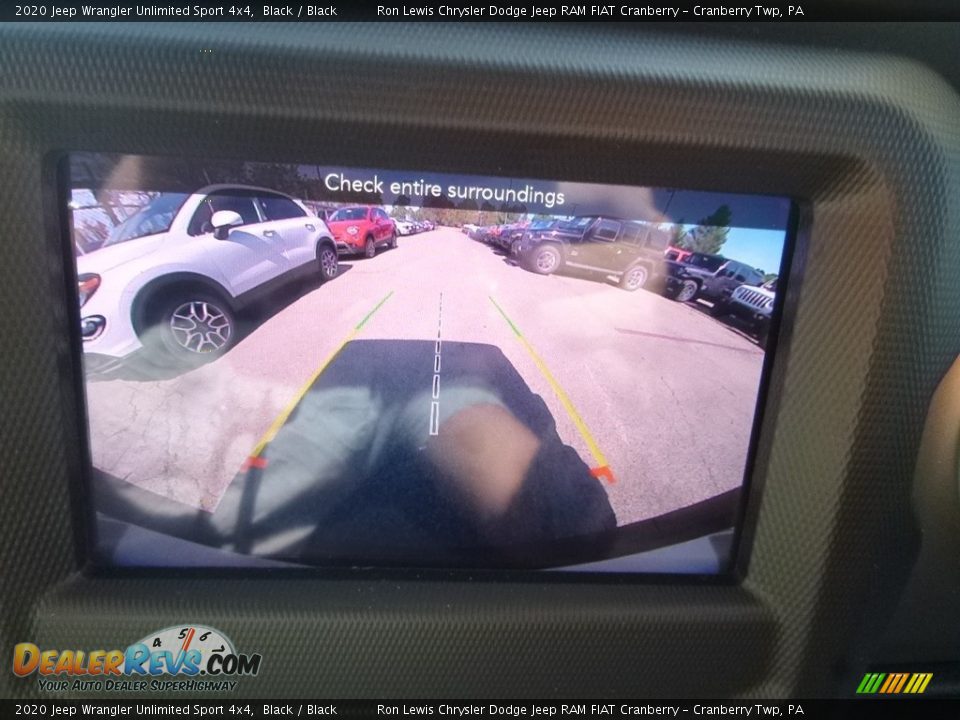 2020 Jeep Wrangler Unlimited Sport 4x4 Black / Black Photo #17